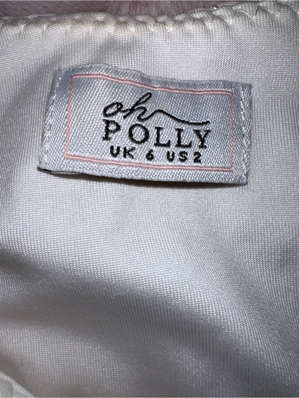 Oh Polly White Pearl-Embellished Cowl Neck Mini Dress - Picture 16 of 16